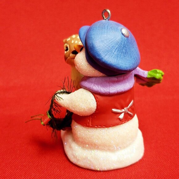 Hallmark Snow Buddies 2004 Christmas Snowman Reindeer Ornament - Picture 12 of 13